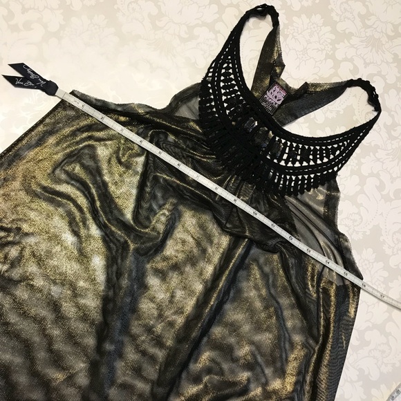 Free People Sheer Metallic Tank - Picture 5 of 5